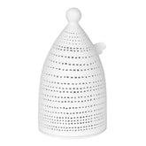 Angelo Porta Tealight in Ceramica Satinata Bianca H20,5 Cm - 4990762