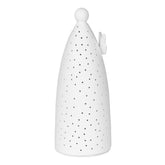 Angelo Porta Tealight in Ceramica Satinata Bianca H27,5 Cm - 4990763