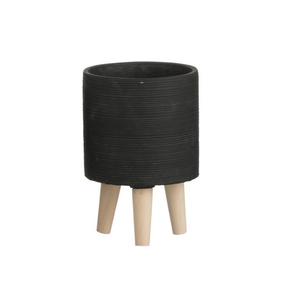 P.Vasi Zampa cemento verde scuro S (16X16X24cm) - 90207-VP