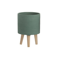 P.Vasi Zampa cemento verde chiaro L (20X20X29cm) - 90208-V