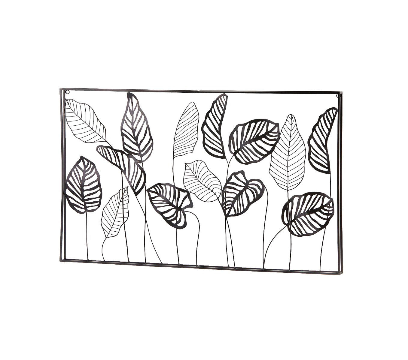 Quadro foglie metallo H60x100 - 601451