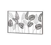 Quadro foglie metallo H60x100 - 601451