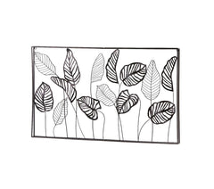 Quadro foglie metallo H60x100 - 601451