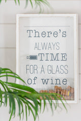 Quadro porta tappi di sughero di colore bianco - 12167