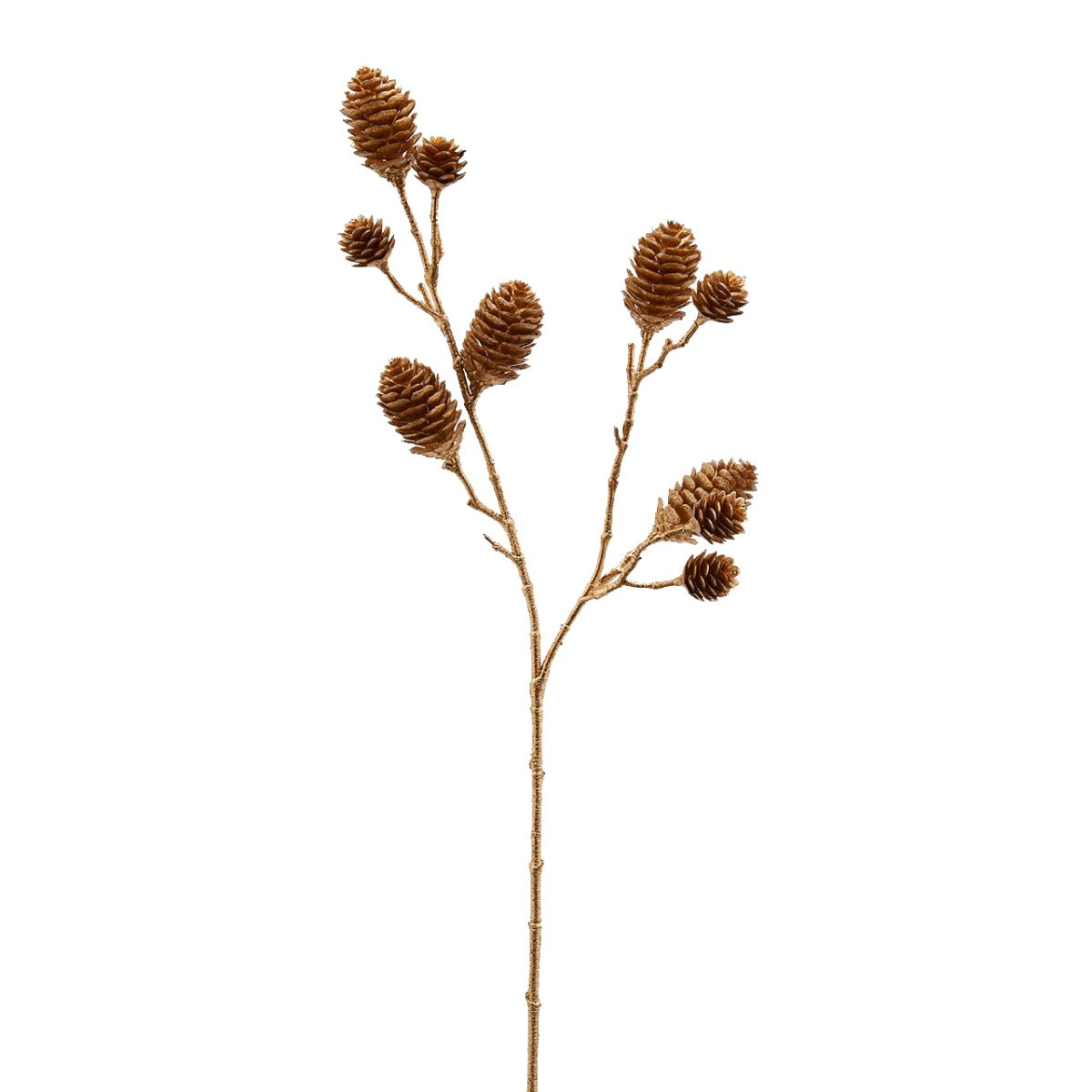 Ramo con Pigne Oro : Rami artificiali decorativi - 232616