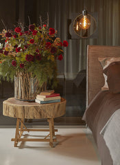 Ramo Artificiale di Rosa Canina con foglie H85 - 250470,38