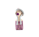 Scultura Mezzo Busto Donna con Palloncino Chewing Gum LED - YCY-Z013-LED