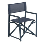 Sedia da Regista in Alluminio Blu L56 X P53 X H84 CM - 610330