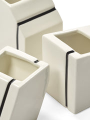 Vaso Mini Ass/3 Silos Bianco – Plan C x Serax in Ceramica