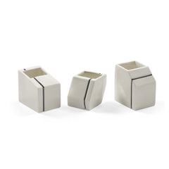 Vaso Mini Ass/3 Silos Bianco – Plan C x Serax in Ceramica