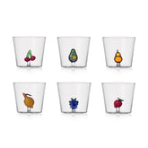 Set 6 Bicchieri Ichendorf Milano Fruits & Flowers in Vetro Borosilicato