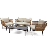 Set Salottino da Giardino Righe | Arredamento Outdoor EDG - 74000022A908