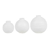 Set 3 Vasi Wonder in ceramica bianca - 4990299