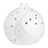 Sfera Luce LED Ricaricabile USB con Casette in Porcellana Bianca | Decori Luminosi Natalizi - 4990142