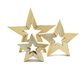 Stella Poplar in legno naturale : Decorazioni natalizie in legno naturale - CONFIG0222