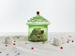 Scatola Casetta Verde Sweet & Candy in vetro Ichendorf Milano lifestyle