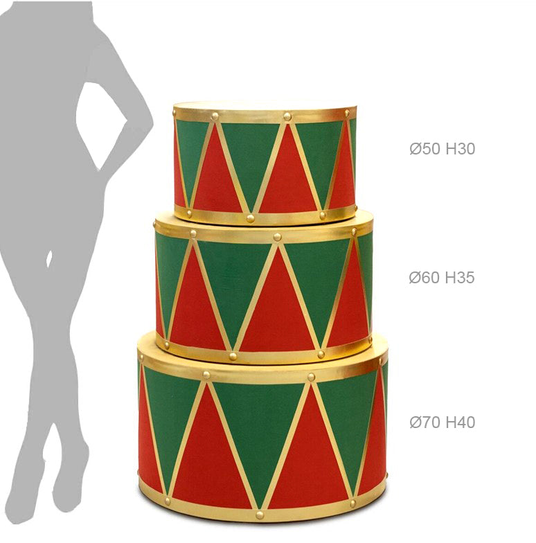 Tavolino Espositore Tamburo da Circo EDG - CONFIG0401