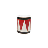 Tavolino Tamburo da Circo in Metallo H30 D35,5