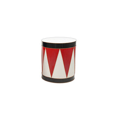 Tavolino Tamburo da Circo in Metallo H30 D35,5