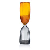 TIMES Clessidra 5 Minuti Smoke/Ambra | Clessidra in Vetro Borisilicato colorato e sabbia naturale - 09367185