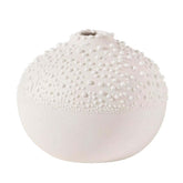 Vaso Beaded White H5 | Vasi di design in Gres smaltato - 4914377