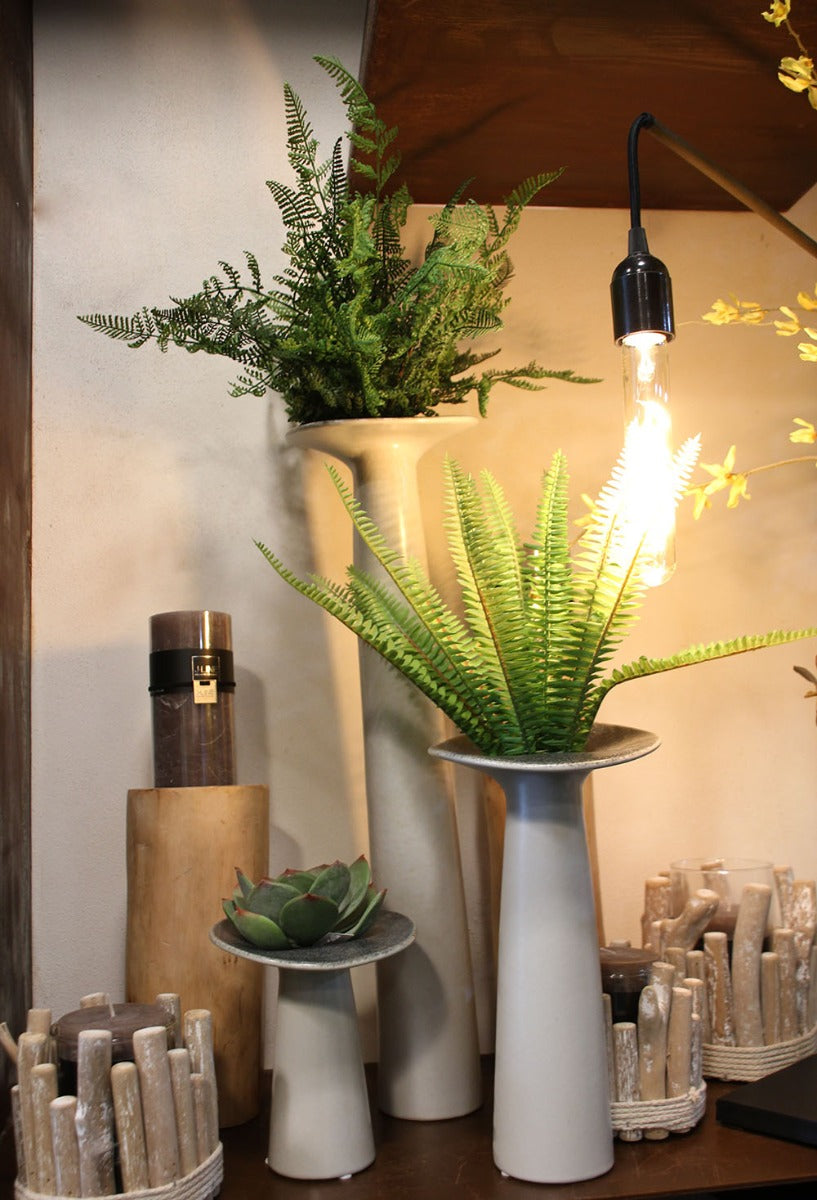 Vaso gres fungo : Vasi di design in ceramica - CONFIG0132