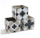 Cachepot Feeling : Set 3 vasi in cemento Serax - B7213202