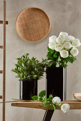 Vaso Nida : Vasi di design in vetro nero - CONFIG0194