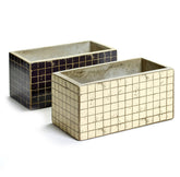Cachepot Marie Mosaico rettangolare : vasi in cemento Serax - CONFIG0294