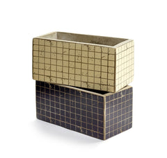 Cachepot Marie Mosaico rettangolare : vasi in cemento Serax - CONFIG0294