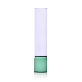 Vaso Bamboo colore Viola - Verde H35 | Vasi in Vetro Ichendorf Milano - 09367200