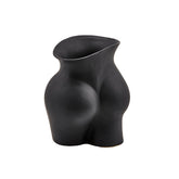 Vaso Booty | Vaso in ceramica nera H26 - 014854