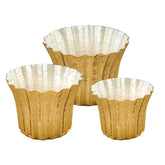 Vaso Brass Oro con Righe | Vasi design EDG - CONFIG0363