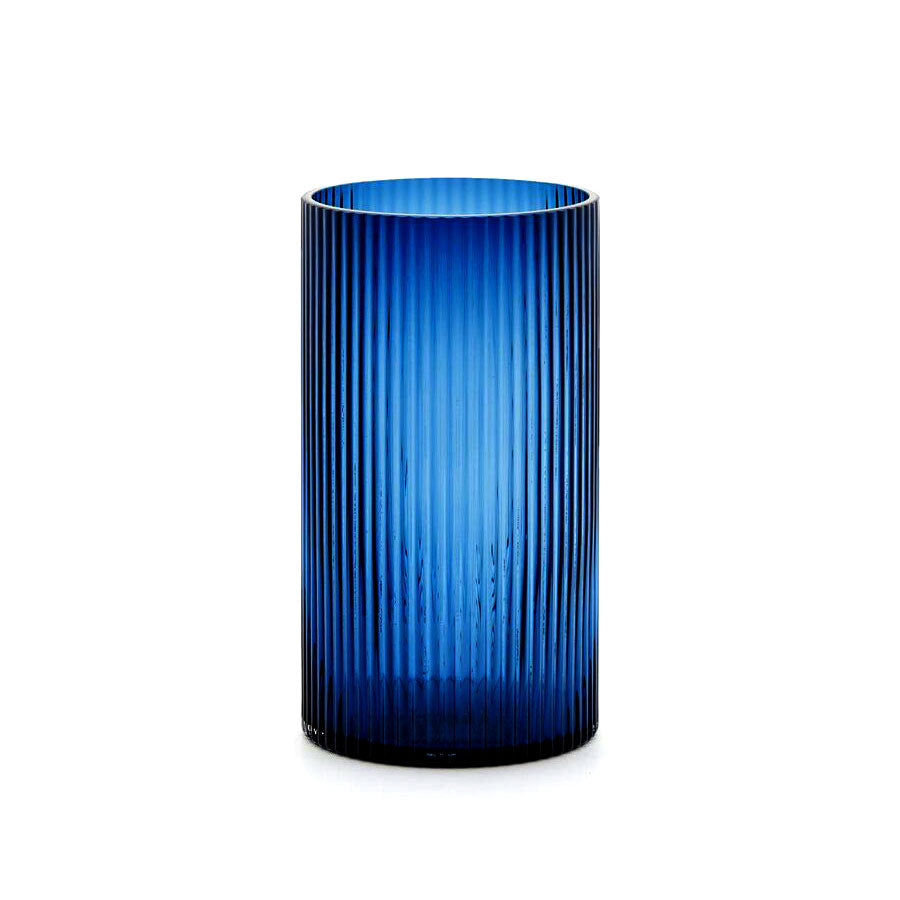 Vao Bright Blu H28 D15 | Vasi in Vetro Design EDG - Enzo De Gasperi - 107361,80