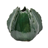 Vaso Chakra Agave Bombato Verde H33 D37 | Vasi in Ceramica Design EDG - 014505