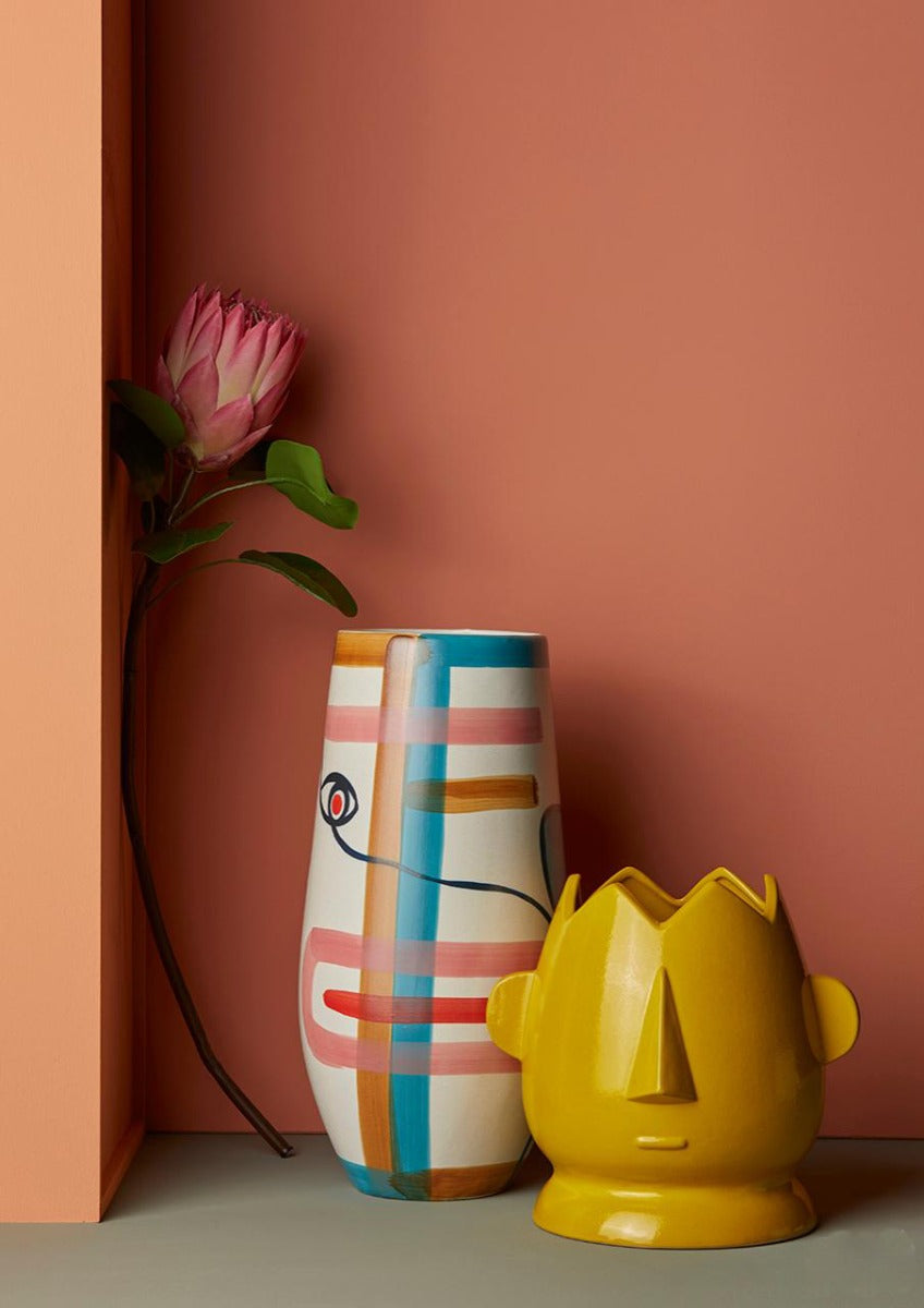 Vaso Chakra Volto multicolore - 014522