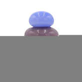 Vaso Dulce M Vetro Viola con Tappo Azzurro | Vasi di Design in Vetro Colorato - PT4151PU