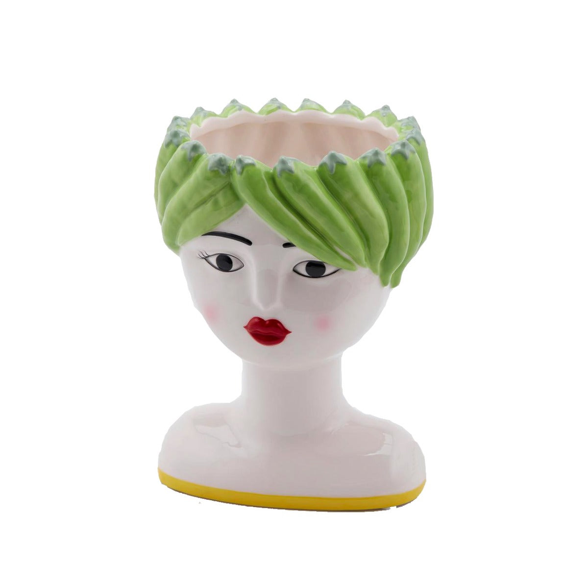 Vaso testa lady con peperoncini verdi H22 D16 - 017759,70