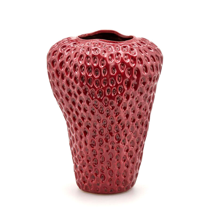 Vaso Chakra Fragola H37 D25 Design by Enzo De Gasperi - 018237