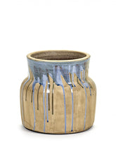 Vaso di terracotta Drops Low Blu: vasi design Serax - B4917539