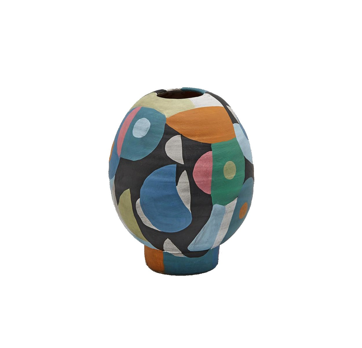 Vaso Crazy multicolor bombato H24 - 013923