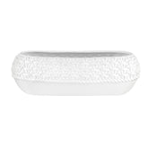 Vaso Basso Maglia H9 | Vasi di Design in Ceramica Bianca - 0017219