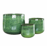 Vaso Novii Green Terracotta Smaltata Verde - Eleganza Naturale per i Tuoi Spazi - CONFIG0464