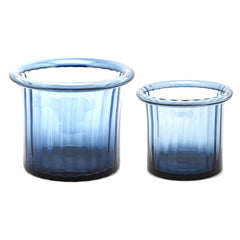 Vaso Pillar con Bordo Blu - CONFIG0418