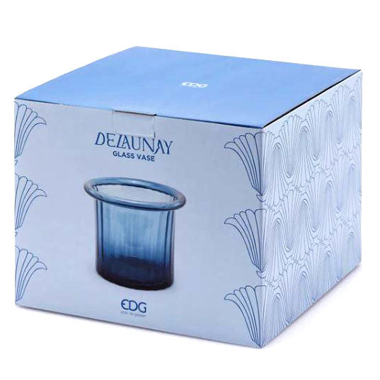 Vaso Pillar con Bordo Blu - CONFIG0418