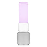 Vaso Revolve H35 Smoke - Clear - Rosa | Vasi in Vetro Ichendorf - 09366094