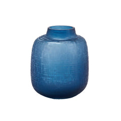 Vaso Trame Blu con Collo H28 | Vasi in vetro design EDG - 107908,80
