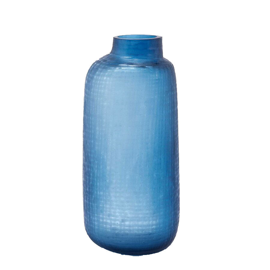 Vaso Trame Blu con Collo H38 | Vasi in vetro design EDG - 107893,80