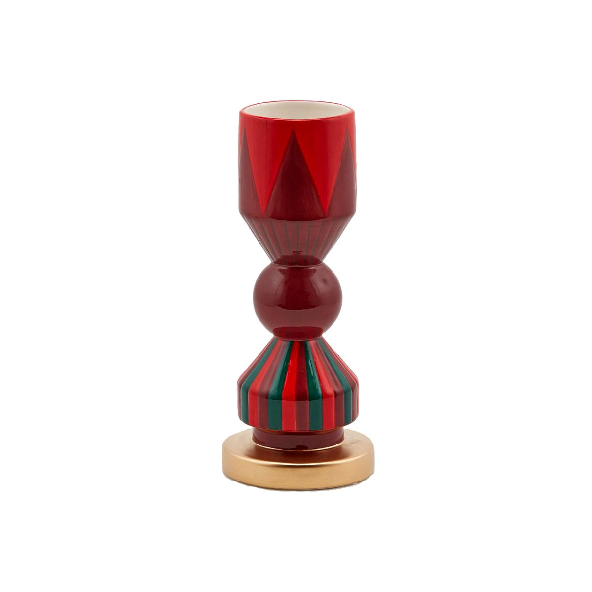 Vaso Geometrie Burgundy alt.28 | Vaso decorativo geometrico - 014708,49