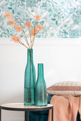 Vaso Mila : Vasi di design in vetro di colore blu - CONFIG0257